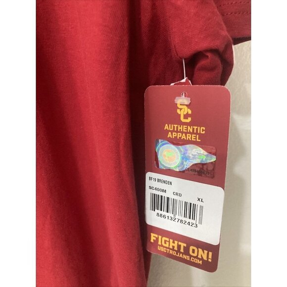 USC Men's Tee Shirt New w tags Authentic Apparel 100% Cotton Casual Activewear - Picture 3 of 7